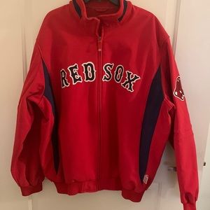 Red Sox Official Managers Therma Base Fleece Jacket (Majestic Brand)